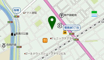 サンディ 長田菅原店の地図画像