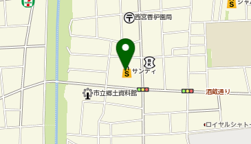 サンディ 香櫨園店の地図画像