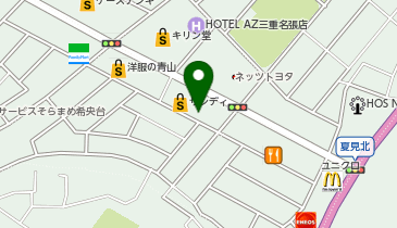 サンディ 名張店の地図画像