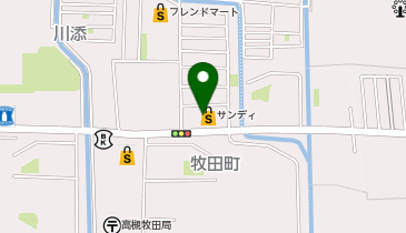 サンディ 高槻川添店の地図画像