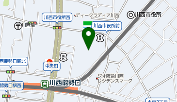 サンディ 川西能勢口店の地図画像