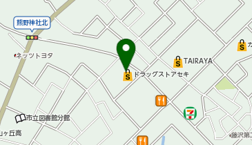 ドラッグストア セキ 武蔵藤沢店の地図画像