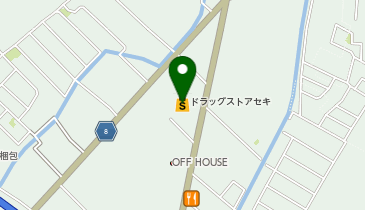 ドラッグストア セキ 今福店の地図画像