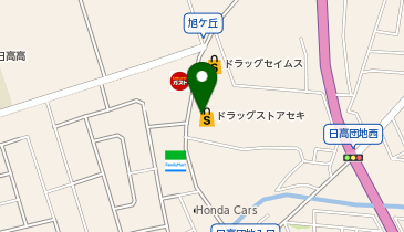 ドラッグストア セキ 武蔵高萩店の地図画像