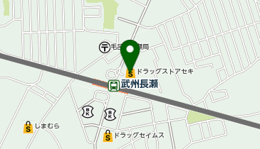 ドラッグストア セキ 武州長瀬店の地図画像