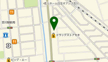 ドラッグストア セキ 吉川美南店の地図画像