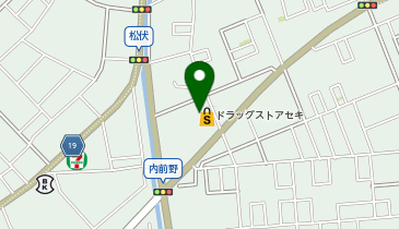 ドラッグストア セキ 新松伏店の地図画像