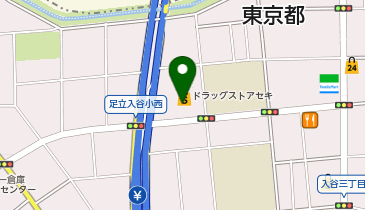 ドラッグストア セキ 足立入谷店の地図画像