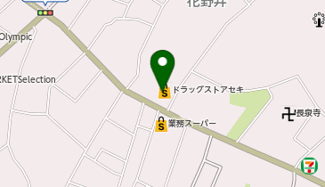 ドラッグストア セキ 花野井店の地図画像