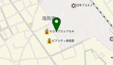 ドラッグストア セキ ピアシティ原馬室店の地図画像