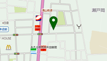 ドラッグストア セキ 秋川店の地図画像