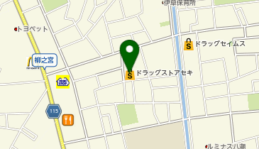 ドラッグストア セキ 八潮店の地図画像