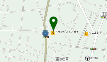 ドラッグストア セキ 東大沼店の地図画像