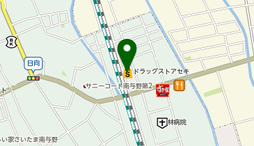 ドラッグストア セキ 与野西堀店の地図画像