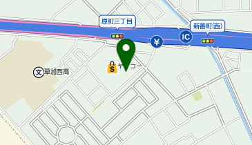 ドラッグストア セキ 草加原町店の地図画像