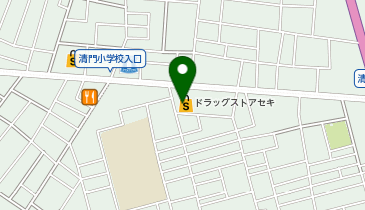 ドラッグストア セキ 清門町店の地図画像
