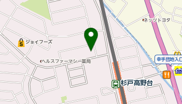 ドラッグストア セキ 高野台店の地図画像