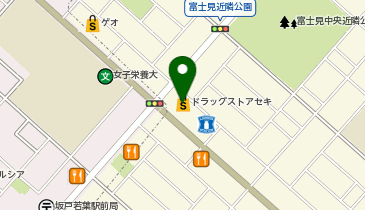 ドラッグストア セキ 若葉店の地図画像