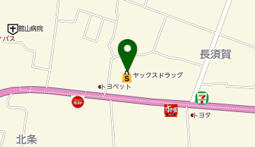 ヤックスドラッグ 館山店の地図画像