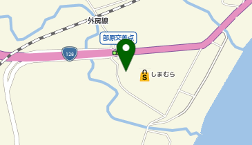 ヤックスドラッグ 勝浦部原店の地図画像