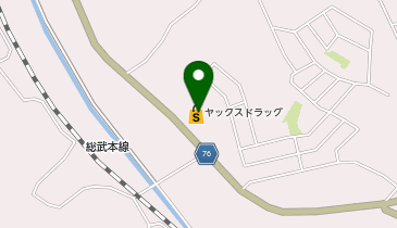 ヤックスドラッグ 日向店の地図画像