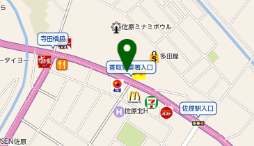 アタック5 佐原店の地図画像