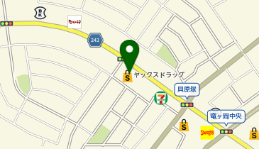 ヤックスドラッグ 竜ケ崎藤ケ丘店の地図画像