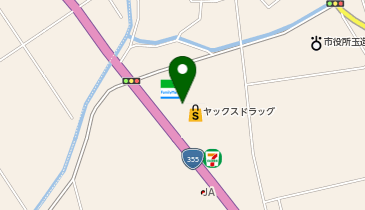 ヤックスドラッグ 玉造店の地図画像