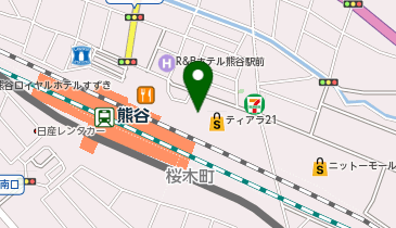 信州そば処 そじ坊 熊谷駅ティアラ店の地図画像