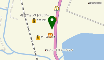 自家製麺 杵屋 新宮スーパーセンターオークワ南紀店の地図画像