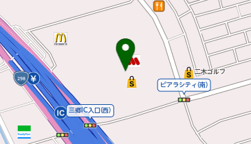 讃岐製麺 麦まる 三郷スーパービバホーム店の地図画像