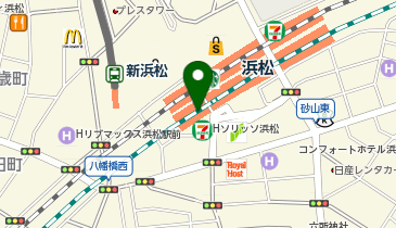 おらが蕎麦 浜松駅メイワンビックカメラ館店の地図画像