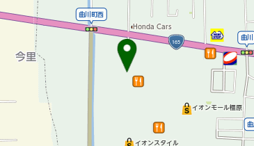 越後 叶家 橿原イオンモール店の地図画像