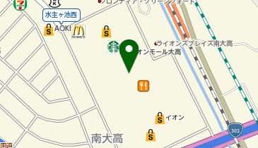 越後 叶家 大高イオンモール店の地図画像
