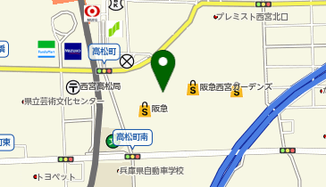 割烹そば 神田 阪急西宮ガーデンズ店の地図画像