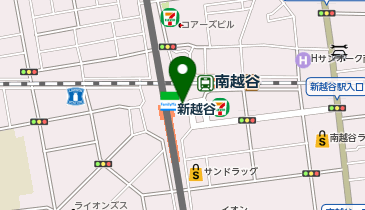 越後 叶家 新越谷ヴァリエ店の地図画像