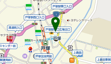 信州そば処 そじ坊 戸塚モディ店の地図画像