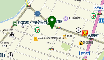 おらが蕎麦 HAB@熊本店の地図画像
