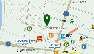 焼鳥 蕎麦 二尺五寸 マーヴ浦安店の地図画像