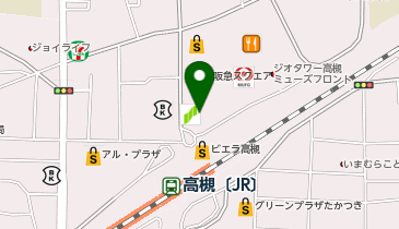自家製麺 杵屋 高槻阪急スクエア店の地図画像