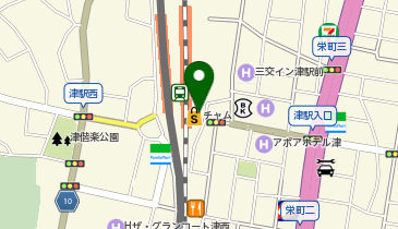 どんぶり専門店 丼丼亭 津駅チャム店の地図画像