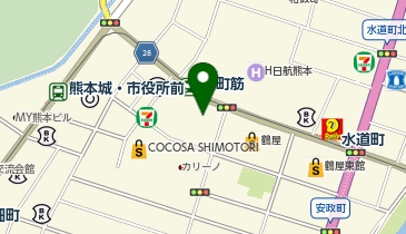 コリアンキッチン シジャン HAB@熊本店の地図画像