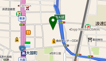 大阪木津市場 天はな 大阪木津市場本店の地図画像