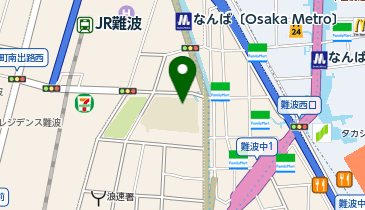 杵屋 萬野 難波駅前店の地図画像