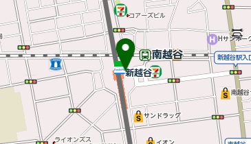自家製麺 杵屋 新越谷ヴァリエ店の地図画像