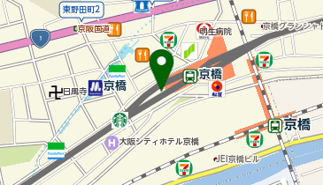 信州そば処 そじ坊 京橋京阪モール店の地図画像
