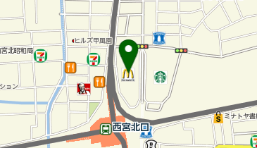 信州そば処 そじ坊 西宮アクタ店の地図画像