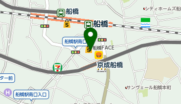 信州そば処 そじ坊 船橋フェイス店の地図画像