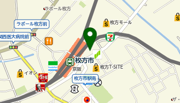 信州そば処 そじ坊 枚方サンプラザ3号館店の地図画像
