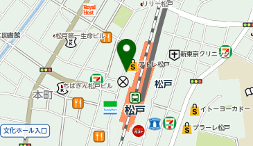 自家製麺 杵屋 松戸駅アトレ店の地図画像